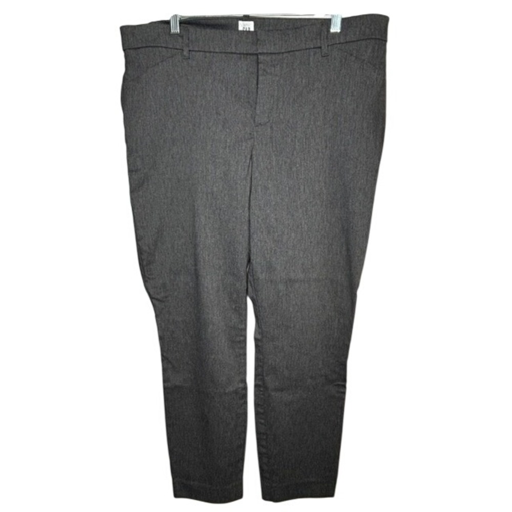 GAP Women's Charcoal Gray Signature Skinny Ankle Dress Pants 16 Career
